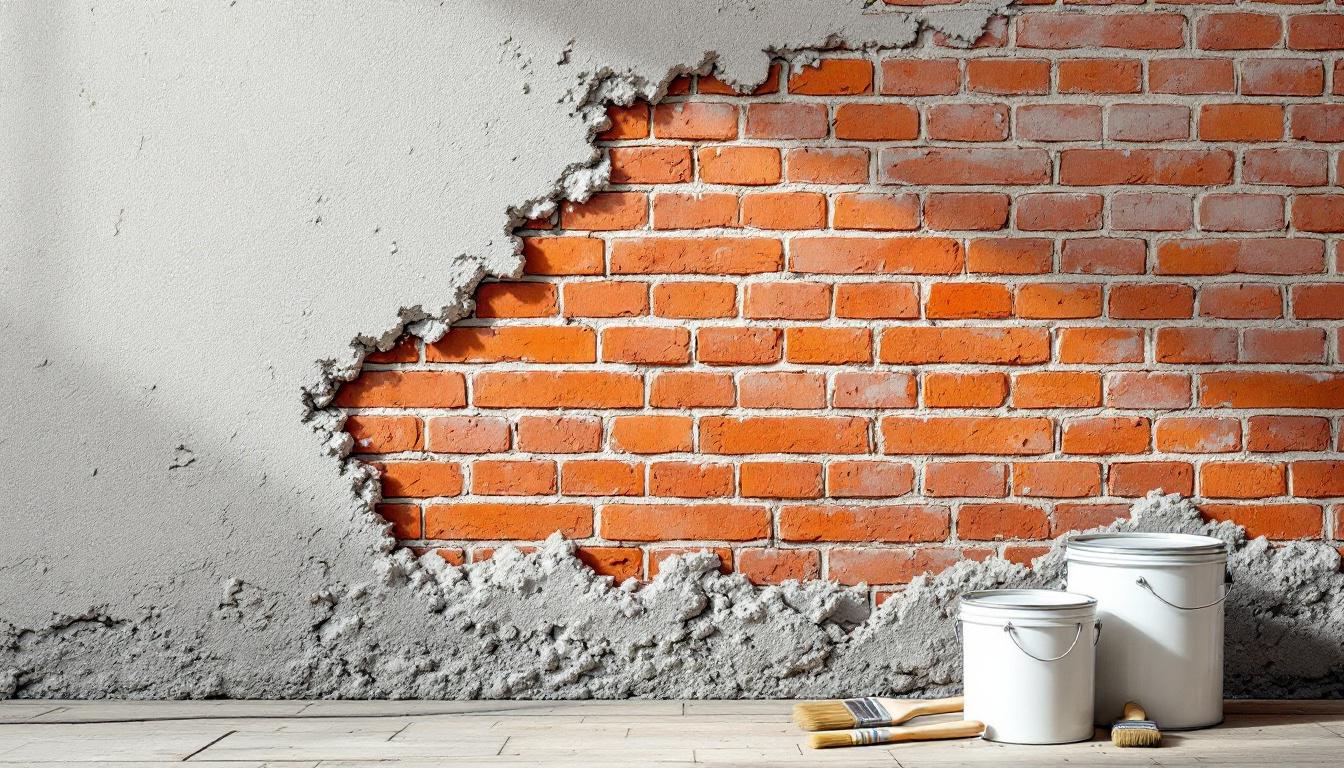 Conseils murs qui s'effritent : solutions pratiques avant peinture