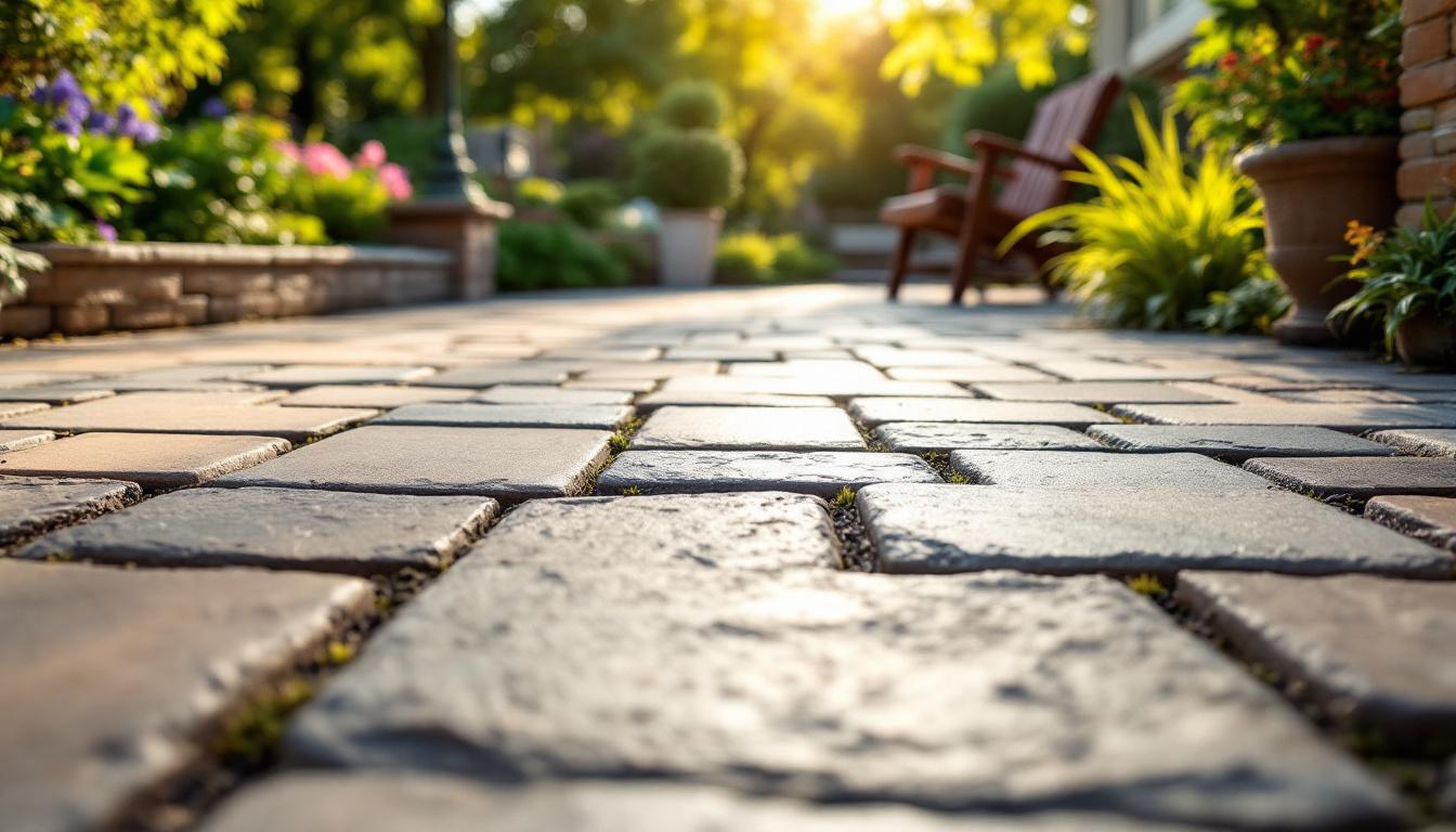 Pavé pierre naturelle : choix, prix et conseils de pose efficaces