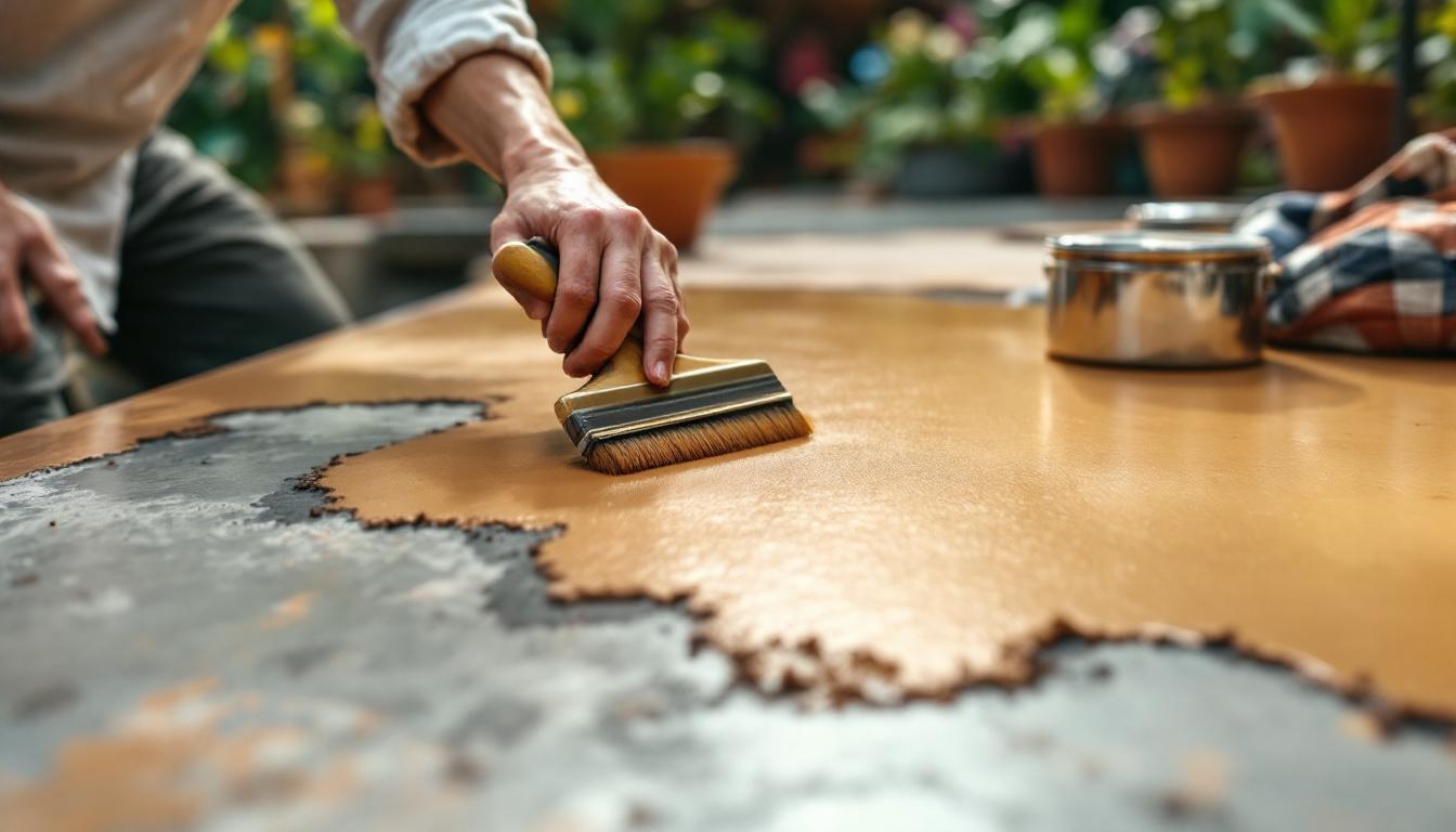 Peinture sol extérieur terrasse béton : rénovez facilement votre espace
