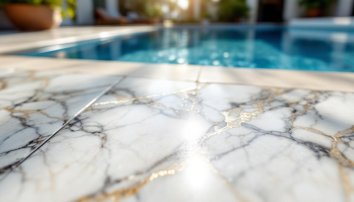 Pierre naturelle piscine : élégance et choix variés pour votre projet