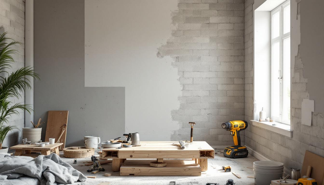 Recouvrir mur parpaing pas cher : astuces et solutions économiques