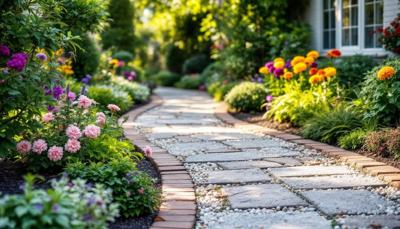 Revêtement allée jardin : choix varié et conseils d’experts