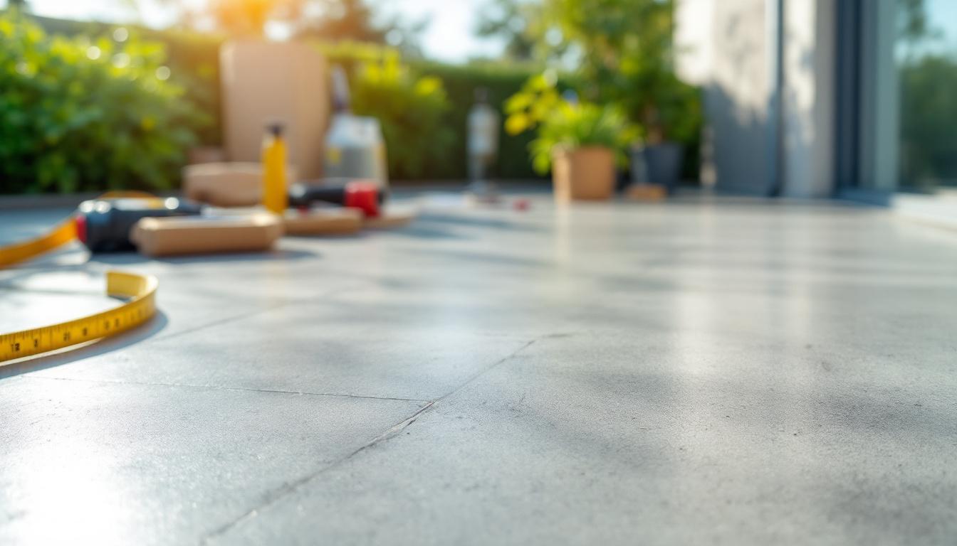 Terrasse béton lisse prix au m² : découvrez les tarifs et options